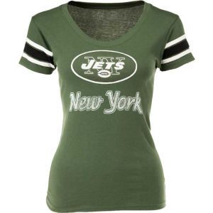 New York Jets 47 Brand NFL Wmns Off Campus Scoop Neck T Shirt