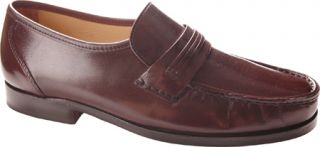 Mens Bostonian Clinton   Burgundy Moc Toe Shoes