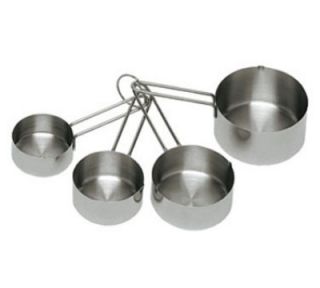 Update International 4 Piece Measuring Cup Set   Stainless