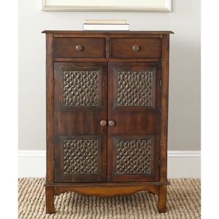 Safavieh Herbert Dark Brown Chest (Dark BrownMaterials BirchwoodDimensions 36.8 inches high x 26 inches wide x 15.5 inches deepThis product will ship to you in 1 box.Furniture arrives fully assembled )
