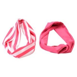 Remington Yoga Headwrap   Pink/White