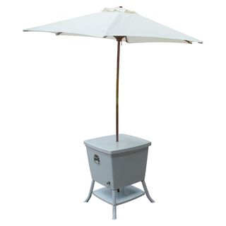 Outdoor Cooler Table With Umbrella