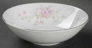 Halsey Anniversary Coupe Cereal Bowl, Fine China Dinnerware   Lavender,Yellow&Pi