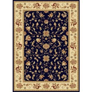 Centennial Navy/ Ivory Traditional Area Rug (89 X 123)