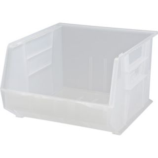 Quantum Storage Stack and Hang Bin   18in. x 16 1/2in. x 11in., Clear, Carton