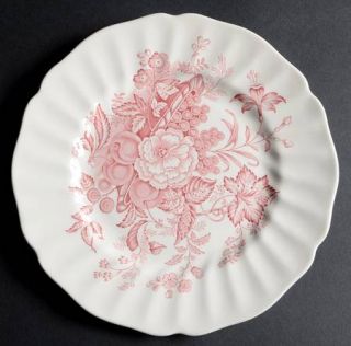 Royal Doulton Kirkwood, The  Red Salad Plate, Fine China Dinnerware   Red Fruit