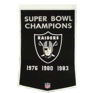 Oakland Raiders Dynasty Banner