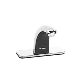 Speakman S8810 Bathroom Faucet, Sensorflo Sensor Operated AC Powered/PlugIn w/ Deck Plate Polished Chrome