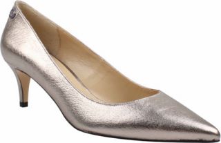 Womens J. Renee Corbett   Taupe Metallic Nappa Mid Heel Shoes