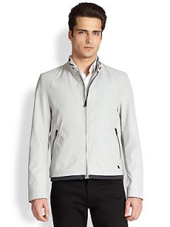 HUGO Baros Nylon Jacket   Deep Grey