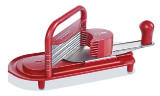 World Cuisine Tomato Slicer, .25 in Slices, ABS, Stainless