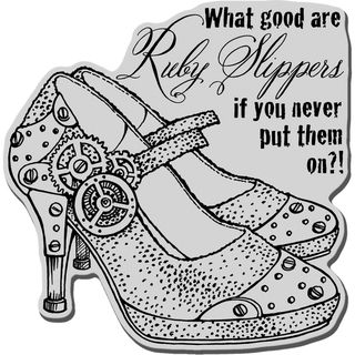 Stampendous Cling Rubber Stamp ruby Slippers