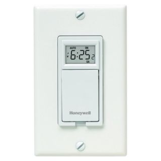 Honeywell Rpls730b1000/u 7 day Programmable Light Switch Timer (white