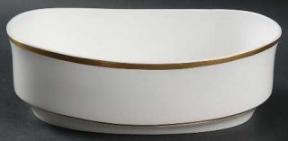Spode Golden Eternity 8 Oval Vegetable Bowl, Fine China Dinnerware   No Decals,