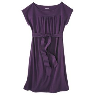 Merona Maternity Cap Sleeve Dress   Purple M