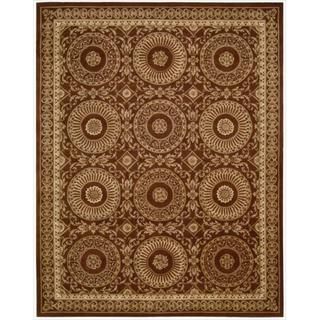 Nourison Hand tufted Versailles Palace Brick/ Ivory Rug (53 X 83)