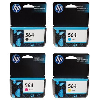 Hp 564 Bcmy Ink Cartridges (pack Of 4) (Black, cyan, magenta, yellowPrint yield Black  250 standard pages, colors  300 standard pagesNon refillableModel OEMBoxHP564BCMYPack of 4 (one of each color black, cyan, magenta, yellowWe cannot accept returns 