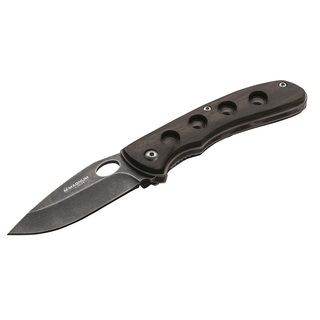 Boker Magnum Four Tactical Pocket Knife (BlackBlade materials 440 StainlessHandle materials WoodBlade length 2.75 inches Handle length 3.75 inchesWeight 2.2 ouncesDimensions 6.5 inches x 1 inch x 0.25 inchBefore purchasing this product, please famil