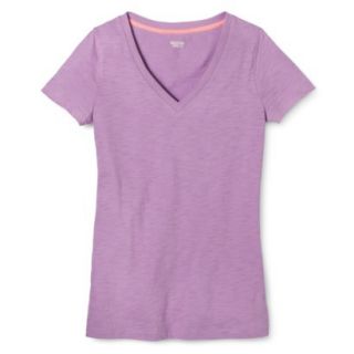 Mossimo Supply Co Meadow Violet Vee Tee Fashion Slub   M(7 9)