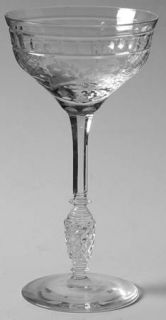 Rock Sharpe Amesbury Liquor Cocktail   Stem #1018, Cut Lattice & Flowers