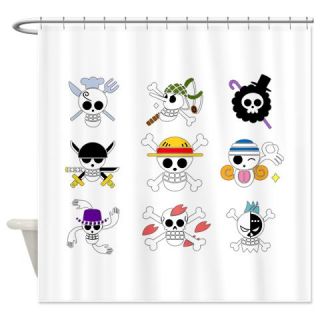  Straw Hat Pirates Shower Curtain  Use code FREECART at Checkout