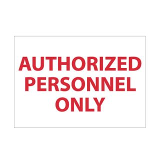 Nmc 10X7 Authorized Personnel Sign