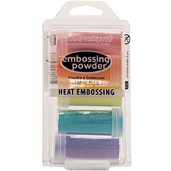 Stampendous Pastel Party themed Multicolored Embossing Powder Kit