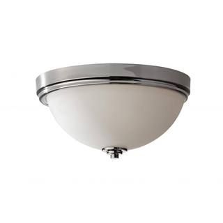 Malibu 3 light Polished Nickel Flush Mount