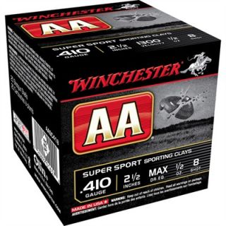 Winchester Aa Shotgun Ammunition   Winchester Aa Shotshells 410ga 2 1/2   1/2oz #8 Shot