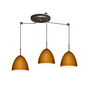 Besa Lighting BEL 3JC 447080 LED BR Vila Pendant