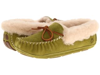 Acorn Sheepskin Moxie Moc Womens Shoes (Olive)