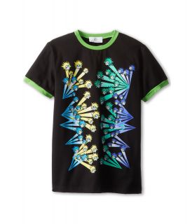 Versace Kids Boys T Shirt w/ Medusa Print Boys T Shirt (Black)