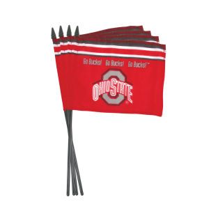 Ohio State Buckeyes 4pk Hand Flags