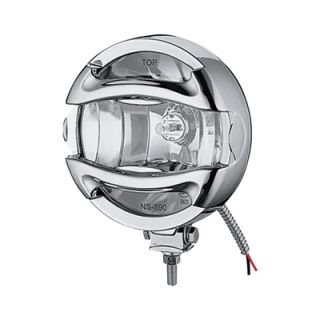 Vision X Chrome Euro Beam 12 Volt Halogen Off Road Light   Clear, Round, 6in.,