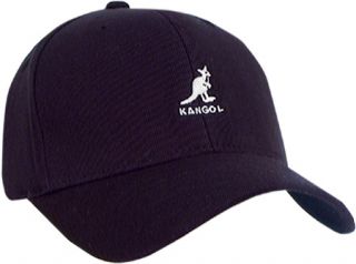 Kangol Wool Flex Fit Baseball   Black Hats