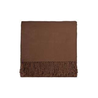 Solid Bamboo 50 X 70 Taupe Throw (TaupeMaterials 100 percent bamboo viscoseCare instructions Dry clean Dimensions 50 inches wide x 70 inches longThe digital images we display have the most accurate color possible. However, due to differences in compute