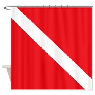  Dive Flag Shower Curtain  Use code FREECART at Checkout
