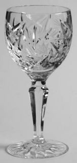 American Cut Juliette Wine Glass   Cut Bowl & Foot, Multisided Stem