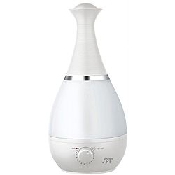 Spt Ultrasonic Pearl White Humidifier With Fragrance Diffuser (Pearl whiteUnit dimensions 14.96 inches high x 7.52 inches wide x 7.52 inches deepNet weight 2.04 poundsGross weight 5 pounds )