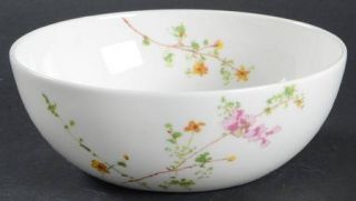 Mikasa Sketch Floral Coupe Cereal Bowl, Fine China Dinnerware   Floral Vines,Rim