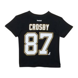 Pittsburgh Penguins Sidney Crosby Reebok NHL Kids Player T Shirt