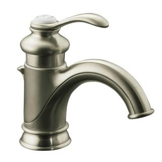 Kohler K 12182 bn Vibrant Brushed Nickel Fairfax Single control Lavatory Faucet With Lever Handle