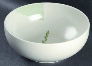 Mikasa Soft Breeze 8 Round Vegetable Bowl, Fine China Dinnerware   Green Plant