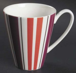 Lenox China Collins Stripe Mug, Fine China Dinnerware   Multicolored Stripes, De