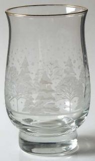 Lynns China Pines 10 Oz Glassware Tumbler, Fine China Dinnerware   White & Gray