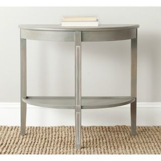 Safavieh Amos Ash Grey Console (Ash grey Materials Elm woodDimensions 29.7 inches high x 31.9 inches wide x 4.2 inches deepThis product will ship to you in 1 box.Assembly required )