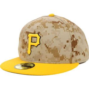 Pittsburgh Pirates New Era MLB Authentic Collection Stars and Stripes 59FIFTY Cap
