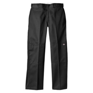 Dickies Mens Loose Fit Double Knee Work Pants   Black 28x30