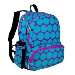 Childrens Wildkin Megapak Backpack Big Dot Aqua