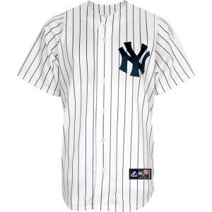 New York Yankees Majestic MLB Blank Replica Jersey